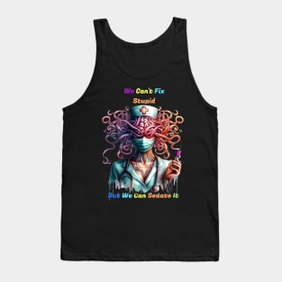 Can't Fix Stupid Surreal Medical Mind Tank Top